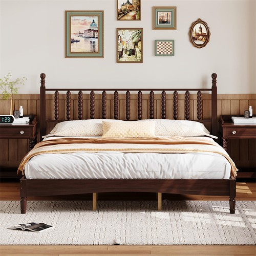 King size wood platform - king,