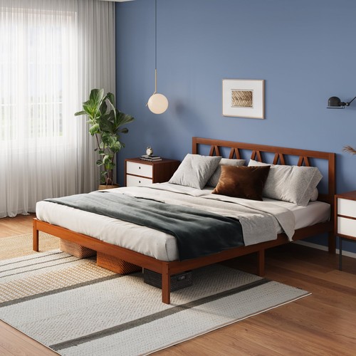 Avenco solid wood platform bed - platform,